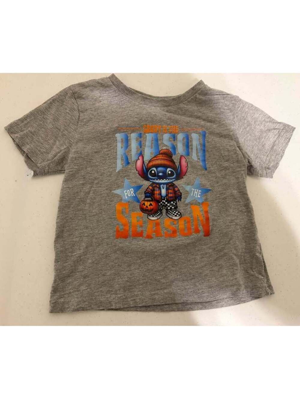 American Crafts Stitch Halloween Toddler Tee Size 5T